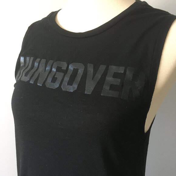Revolve Black Tank Graphic Private Party Hangover Funny Muscle Top Small - Picture 3 of 8